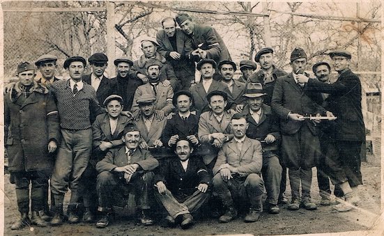 Forced laborers in Raho Hungary 1940